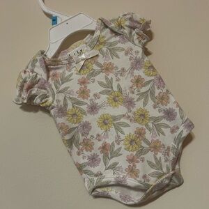 Nicole Miller Pastel Floral Kids Bodysuit